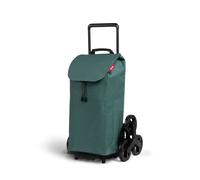 Gimi Tris, Carrello Portaspesa per Salire le Scale, 51 x 44 x 96 cm, Capie Verde