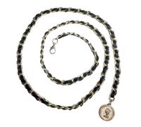 GIMIRO Cintura in vita da donna in lega [8 mm x 110 cm ] cintura flessibile Multiuse Bag Straps Telefono Cordino per biglietti da visita, Black/Beauty, 8mm x 110cm