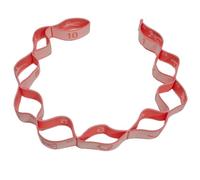 GIMIRO Fascia di resistenza segmentata per yoga, pilates, danza, fascia elastica per riabilitazione (rosa 10 loops pose)