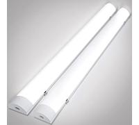 Gimisgu 2x Plafoniera da Officina 36W 120cm Tubo Neon Led Impermeabile IP65 3060 lumen Plafoniere LED Luce Bianco Naturale 4000K per Garage Ufficio Cantina Cucina Supermercato