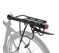 Gimisgu Portapacchi per mountain bike, portapacchi per bicicletta, con riflettore e parafango per MTB, in alluminio, portata massima 50 kg