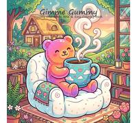 Gimme Gummy Squishy Characters Bold & Easy Coloring Book: 40 Fun and Simple Big Sized Illustrations for Adults and Teens | Relaxing Aesthetic Cute Art for Alcohol Markers