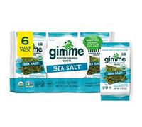 GimMe - organico arrostito alghe snack mare sale - un file di 6