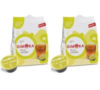 Gimoka - 16 Capsule Compatibili con Macchinetta Caffè Nescafé®* Dolce Gusto®* - Tè al limone - Made in Italy (Confezione da 2)