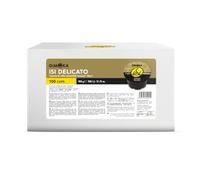 Gimoka Caffè Delicato 100 Capsule compatibile con Lavazza Blue e In Black | 1 confezione da 100 capsule da 9g. Miscela 50% Robusta e 50% Arabica per un espresso morbido con note di mandorla.