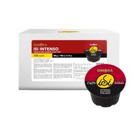 Gimoka Caffè Intenso 100 Capsule compatibile con Lavazza Blue e In Black | 1 confezione da 100 capsule da 9g. Miscela 70% Robusta e 30% Arabica per un espresso dal gusto ricco e note di cioccolato.