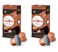 Gimoka - Compatibile Per Nespresso - Capsule Alluminio - 100 Capsule - Gusto CLASSICO - Intensità 12 - Made In Italy (Confezione da 2)
