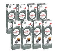 Gimoka, Espresso Deciso, 80 Capsule Compatibili Caffitaly, Intensità 10/10, Gusto Forte con Note di Cacao e Frutta Secca, 8 Confezioni da 10