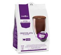 Gimoka Puro Aroma Cioccolata, Cioccolata Calda, Capsule di Cacao Compatibile con Nescafé Dolce Gusto, Lilla 16 Capsule / Porzioni