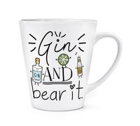 Gin E Orso It 341ml Latte Tazza - Divertente Grin Scherzo