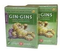 Gin.gins gommoso zenzero caramelle 2x42gram scatole