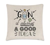 Gin Is Always una Buona Idea Copricuscino Cuscino - Divertente Amante