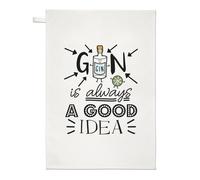 Gin Is Always una Buona Idea Strofinaccio Piatto Panno - Divertente Amante
