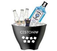 Gin Mare Bombay Sapphire Cestonic Confezione Box Regalo per gli amanti del Gin Tonic! Kit con Spezie e Accessori! (Bombay Sapphire)