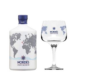 GIN NORDES NORDèS ATLANTIC GALICIAN CONFEZIONE CON UN CALICE 70 CL