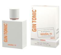 Gin Tonic Profumo originale da donna 78 bianco, 50 ml, stravagante Eau de Toilette da donna per ogni età e occasione, combinazione unica di muschio, gelsomino e pesca, floreale, fruttato, erba