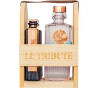 Gin Wooden Pack Tribute 43% Cl70 + 2 Toniche Le Tribute cl.70