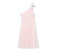 Gina Bacconi Abito con Fiocco e Spalle in Tulle Vestito da Cocktail, Rosa, 46 Donna