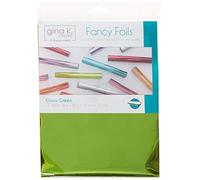 Gina K Designs for Therm O Web Fancy Foils, fogli da 15,2 x 20,3 cm, verde erba, 12 pezzi