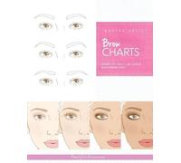 Gina M Reyna Makeup Artist Brow Charts (Tascabile) Beauty Studio Collection