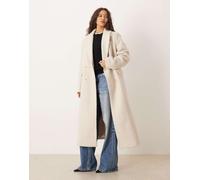Gina Tricot - Cappotto midi in bou olor crema-Bianco S