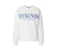 Gina Tricot Felpa blu / offwhite Donna Gina Tricot L blu / offwhite