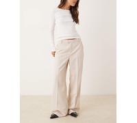 Gina Tricot - Pantaloni a fondo ampio sartoriali beige-Neutro 38