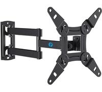 Ginarelo- Supporto da parete per TV a schermo piatto e curvo con braccio snodato, inclinabile, per la maggior parte dei televisori e monitor da 13-42 pollici, VESA max 200 x 200 mm fino a 20 kg