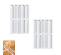 Ginddy Paraurti per Mobili,20 PCS Ammortizzatore di Colpi Proteggi Muro Gommini Adesivi Trasparenti Adesivo Siliconico Trasparente Gommini Sedie Silicone per Vetro,Porte,Armadi,Cassetti e Protezioni