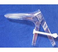 Ginecologo, Vaginale Speculum Cusco, Plastica, Trasparenti, Sterile Tgl XS