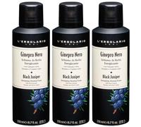 Ginepro Nero Schiuma Da Barba Energizzante 200 Ml 3x200 ml Schiuma da