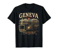 Ginevra Svizzera CERN World Wide Web Bosone di Higgs Maglietta