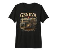 Ginevra Svizzera CERN World Wide Web Bosone di Higgs Maglietta Premium