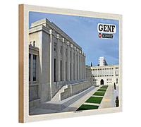 Ginevra | Svizzera | Palazzo delle Nazioni | Targa in legno | 40 cm x 30 cm