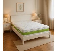 Ginflex Materasso Singolo Waterfoam 85x190 H30 Tessuto Aloe Vera | Antiacaro - Anallergico - Antibatterico | 100% Made in Italy (Altezza: 30cm, 85x190)