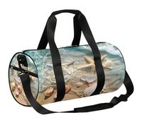 Ginfult Ocean Summer Starfish Seashell Sport Duffel Bag per donne uomini palestra viaggio borsone da viaggio borsa da viaggio borsa da weekend con tracolla