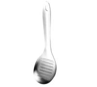 Ginger and Garlic Mashing Spoon - Kitchen Press Tool for Food Prep Grinding | Stainless Steel Scoop with Textured Crushing, Handheld Masher for Spices Cooking Ingredients
