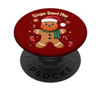 Ginger Beard Man - Divertente gioco di parole per biscotti natalizi PopSockets PopGrip Adesivo