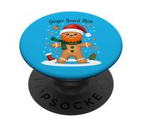 Ginger Beard Man - Divertente gioco di parole per biscotti natalizi PopSockets PopGrip Adesivo