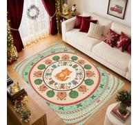 Ginger Cat Gingerbread House Holiday Theme Christmas Area Tappeto 15,2 x