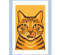 Ginger Cat Pop Art Notebook: Cute Cat Lover Journal Gift