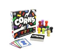 Ginger Fox Corks Family Party Fun | Il gioco di carte d'azione veloce e divertente di velocità ed eliminazione | Ideale per gruppi più grandi e piccoli si riuniscono fino a 14 giocatori | Match and