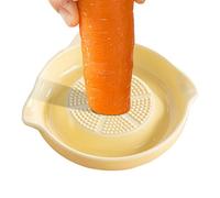 Ginger Grinder Plate, Garlic Grater Shredder Gadget for Kitchen Cooking, Multi Purpose Plate for Food Prep Catering Restaurant, for Garlic Ginger Turmeric Onion Cheese, Culinary for Home Chefs