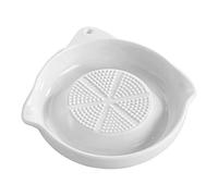 Ginger Grinder Plate, Garlic Grater Shredder Gadget for Kitchen Cooking, Multi Purpose Plate for Food Prep Catering Restaurant, for Garlic Ginger Turmeric Onion Cheese, Culinary for Home Chefs
