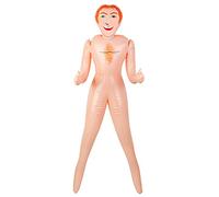 GINGER JOHN Bambola Gonfiabile Feste Addio Nubilato Prop Cabine Fotografiche 150cm Nubilato Accessorio Matrimonio Festa Sposa Divertimento