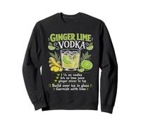 Ginger Lime Vodka Cocktail Ricetta Divertente Barista Mixology Felpa