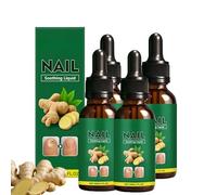 Ginger Nail Support Care, Olio per unghie fragili e danneggiate, Durore e crescita delle unghie, Olio per la cura delle cuticole delle unghie dei piedi per nutrizione (4)