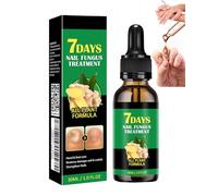 Ginger Nail Treatment Nail Support Nail Care, 7Days Nail Treatment Serum, Multiuso Riparazione Unghie, Siero per la crescita delle unghie allo zenzero, olio nutriente rinforzante per unghie (1 pz)