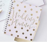 Ginger Ray - Agenda planner per matrimonio, 70 pagine, colore: Rosa e Oro