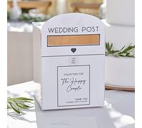 Ginger Ray Cassetta postale bianca perfetta per biglietti di nozze
